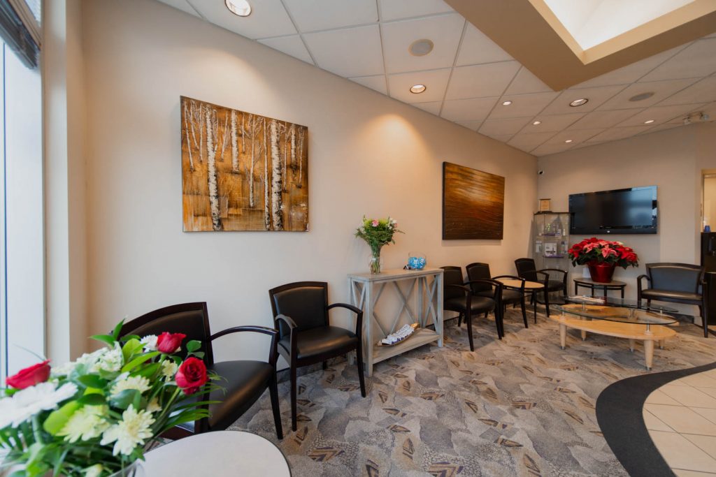 Comfortable Waiting Area | Millennium Dental | General & Family Dentist | SE Calgary